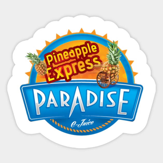 Pineapple Express Ejuice Sticker by PARADISEVAPE